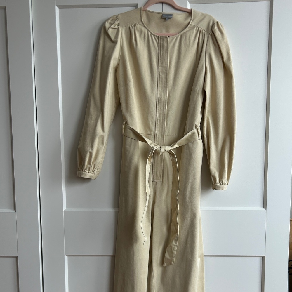 Oliver Bonas Tan Jumpsuit with Tie